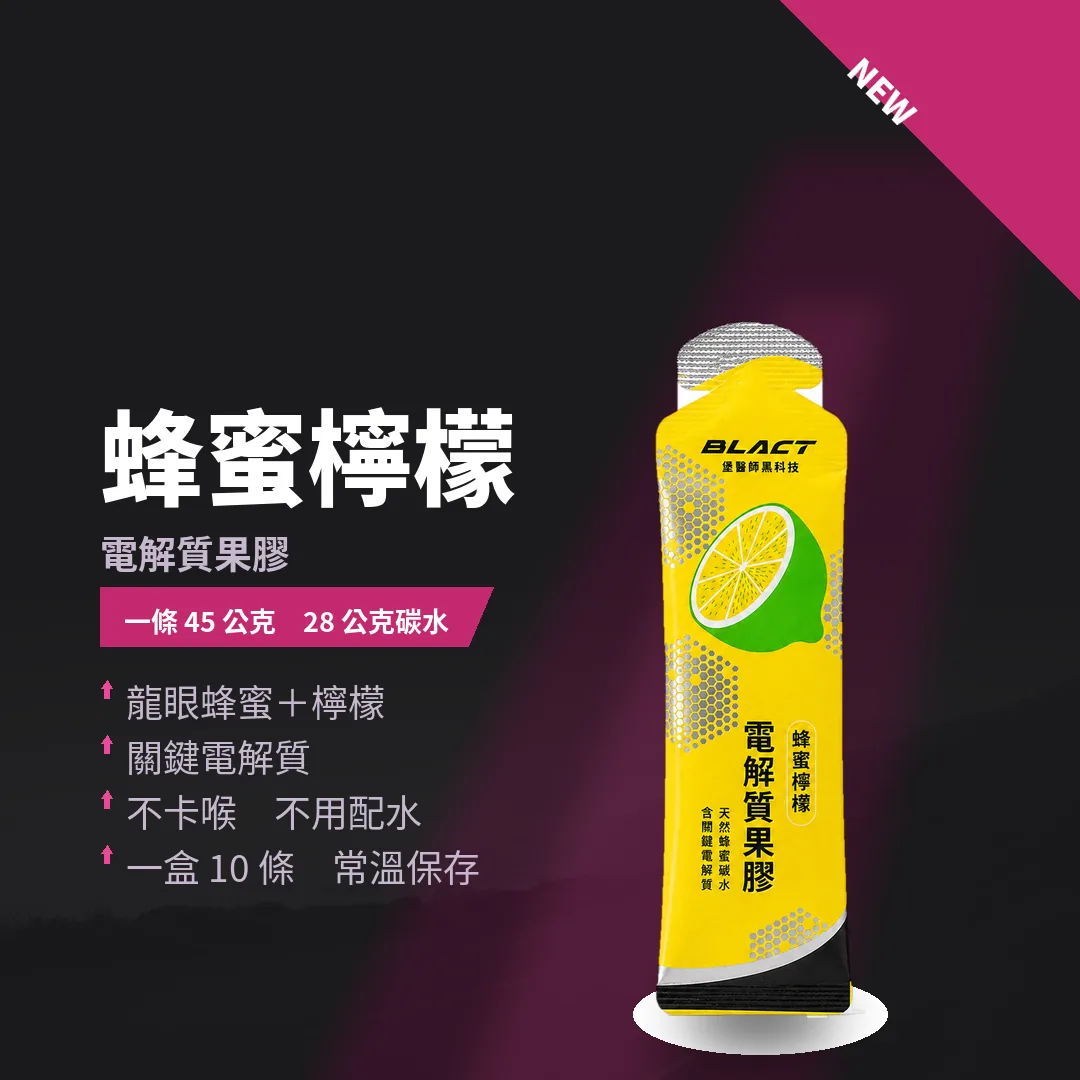 蜂蜜檸檬電解質果膠 標題
